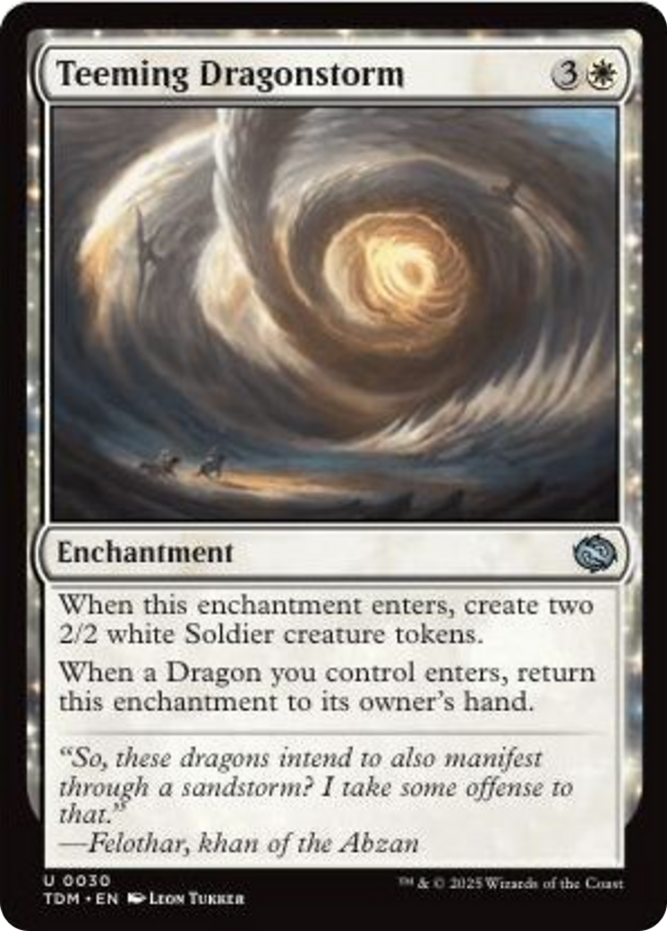 Teeming Dragonstorm [Tarkir: Dragonstorm] | Mega City Incorporated