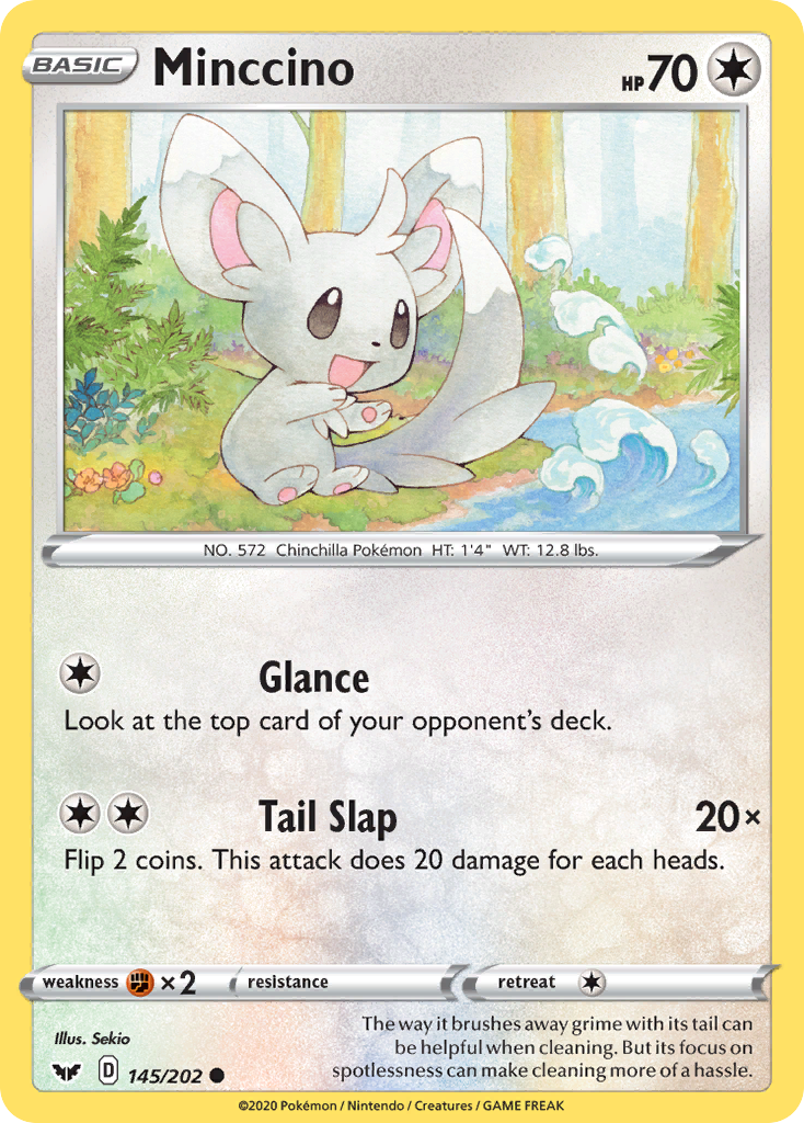 Minccino (145/202) [Sword & Shield: Base Set] | Mega City Incorporated