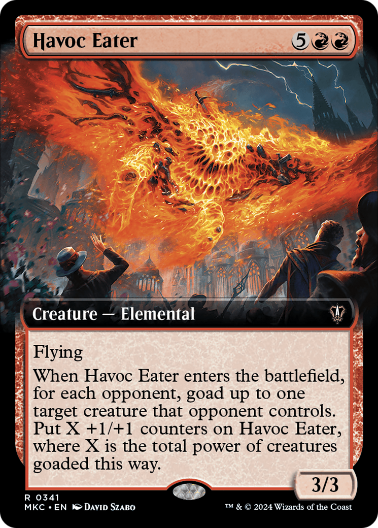 Havoc Eater (Extended Art) [Murders at Karlov Manor Commander] | Mega City Incorporated