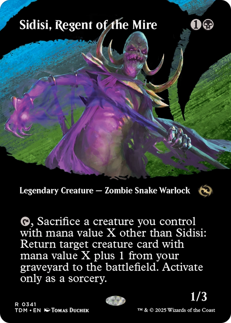 Sidisi, Regent of the Mire (Borderless) [Tarkir: Dragonstorm] | Mega City Incorporated