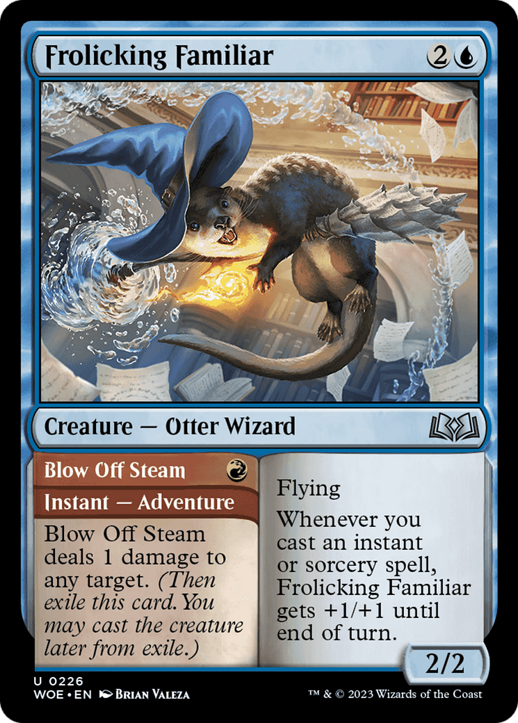 Frolicking Familiar // Blow Off Steam [Wilds of Eldraine] | Mega City Incorporated