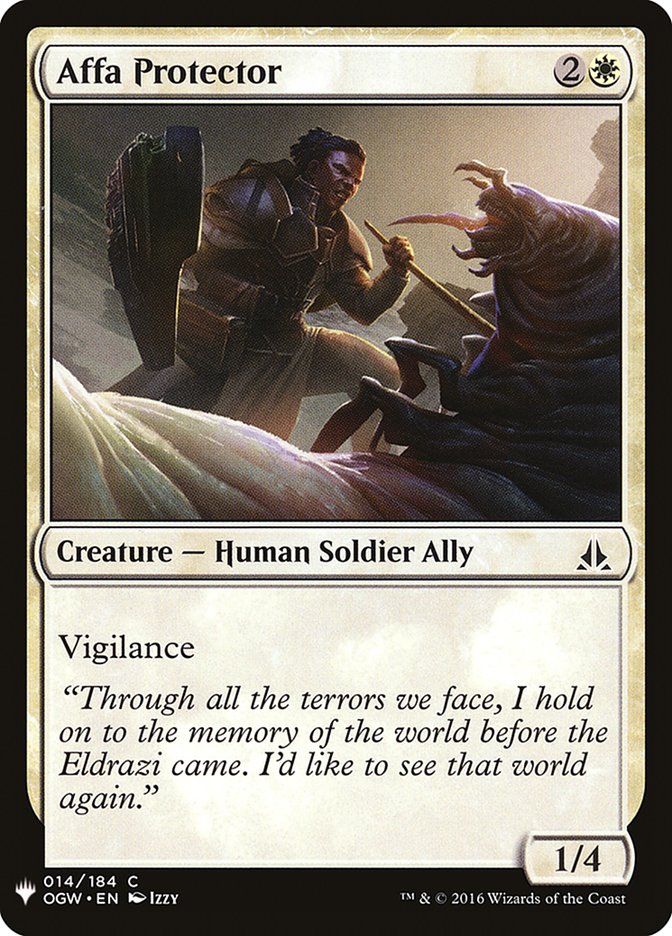 Affa Protector [Mystery Booster] | Mega City Incorporated