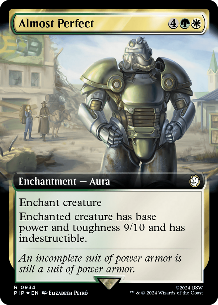 Almost Perfect (Extended Art) (Surge Foil) [Fallout] | Mega City Incorporated