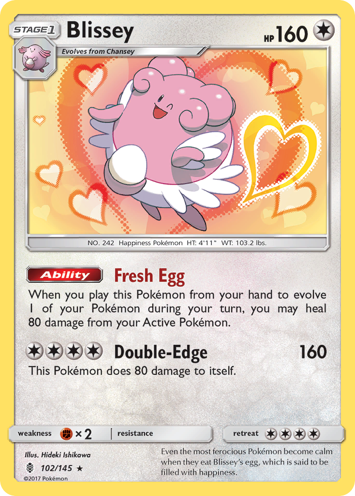 Blissey (102/145) [Sun & Moon: Guardians Rising] | Mega City Incorporated