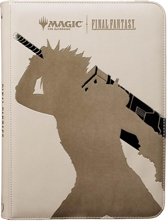 Ultra PRO - Final Fantasy x Universes Beyond Cloud, Ex-SOLDIER 9-Pocket Premium Zippered PRO-Binder for Magic: The Gathering | TCG Card Collector Album, MTG Binder, Final Fantasy Card Binder | Mega City Incorporated