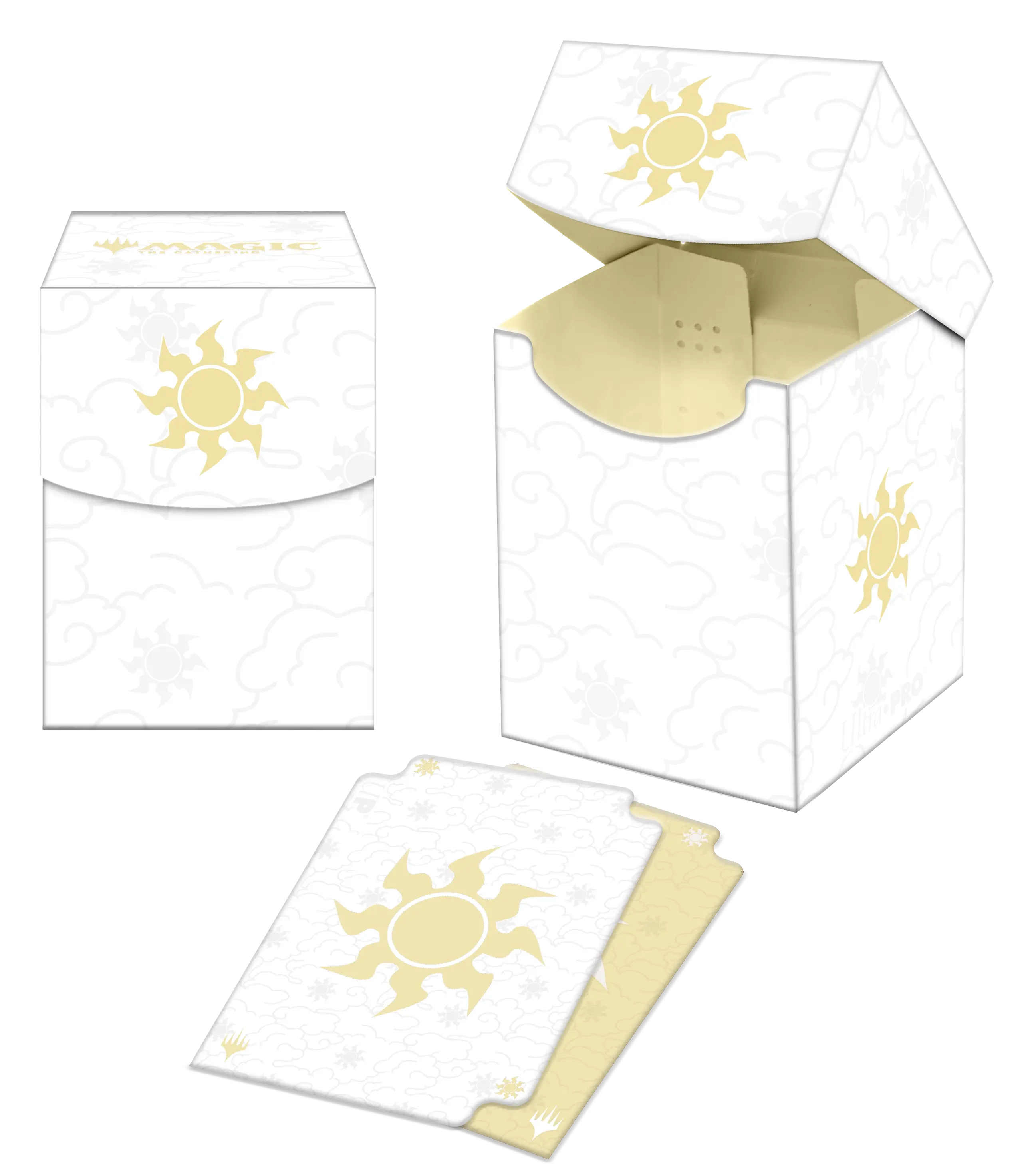 Ultra Pro Deck Box 100+ Mana Symbol - PLains | Mega City Incorporated