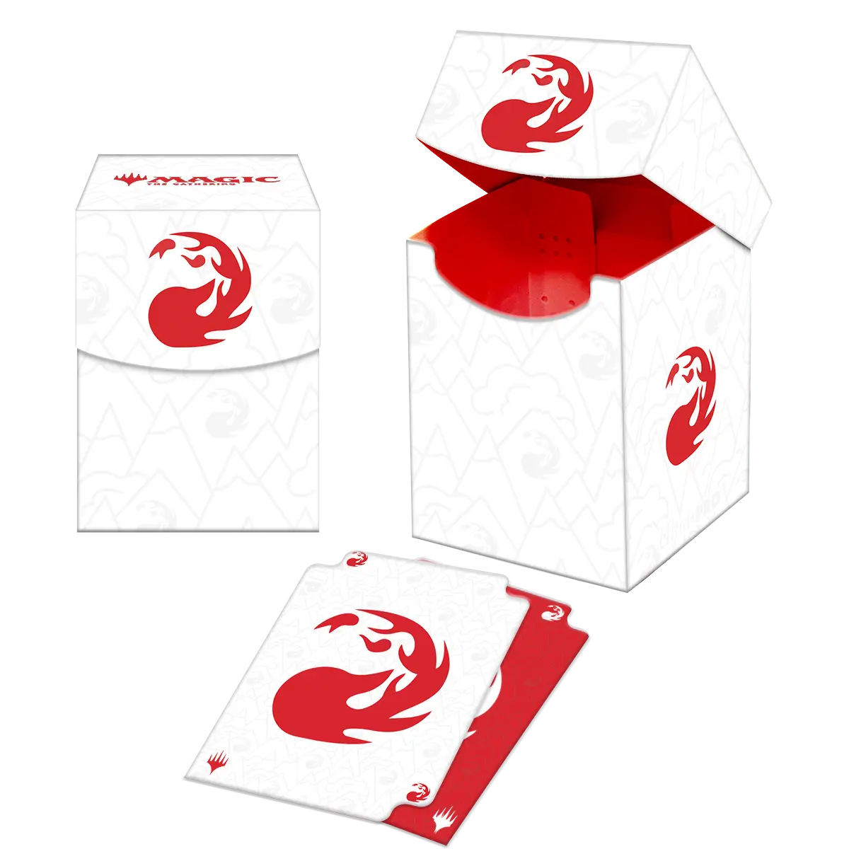 Ultra Pro Deck Box 100+ Mana Symbol - Mountain | Mega City Incorporated