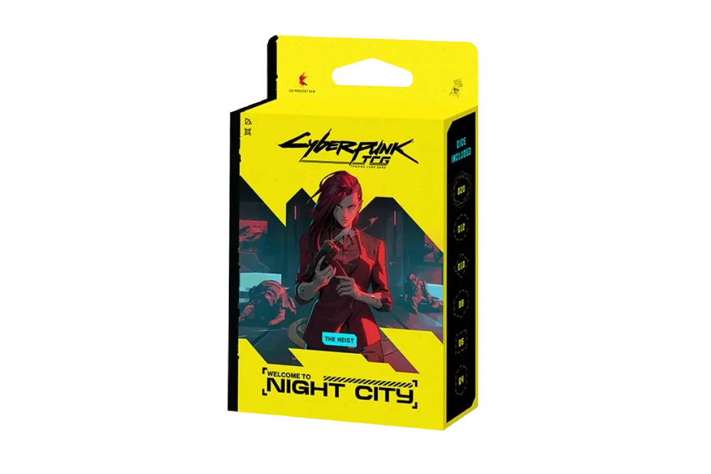 Cyberpunk TCG The Heist Starter Deck | Mega City Incorporated