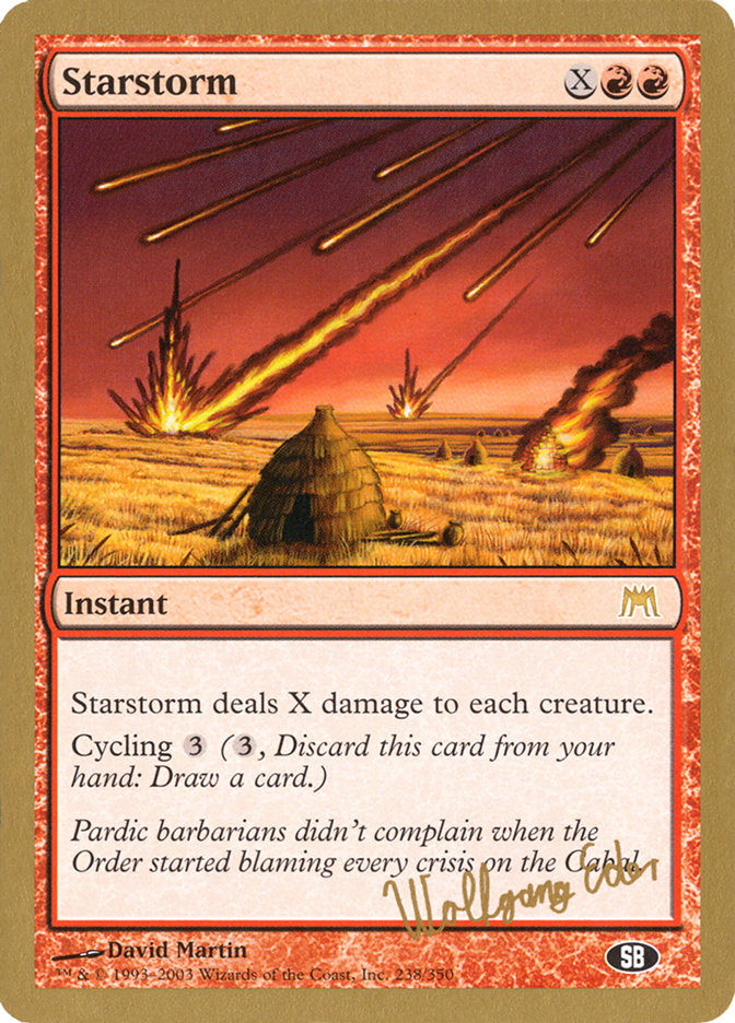 Starstorm (Wolfgang Eder) (SB) [World Championship Decks 2003] | Mega City Incorporated