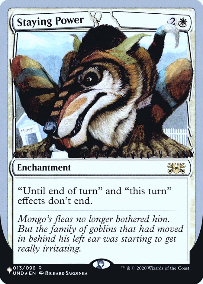 Staying Power (Unfinity Foil Edition) [The List] | Mega City Incorporated