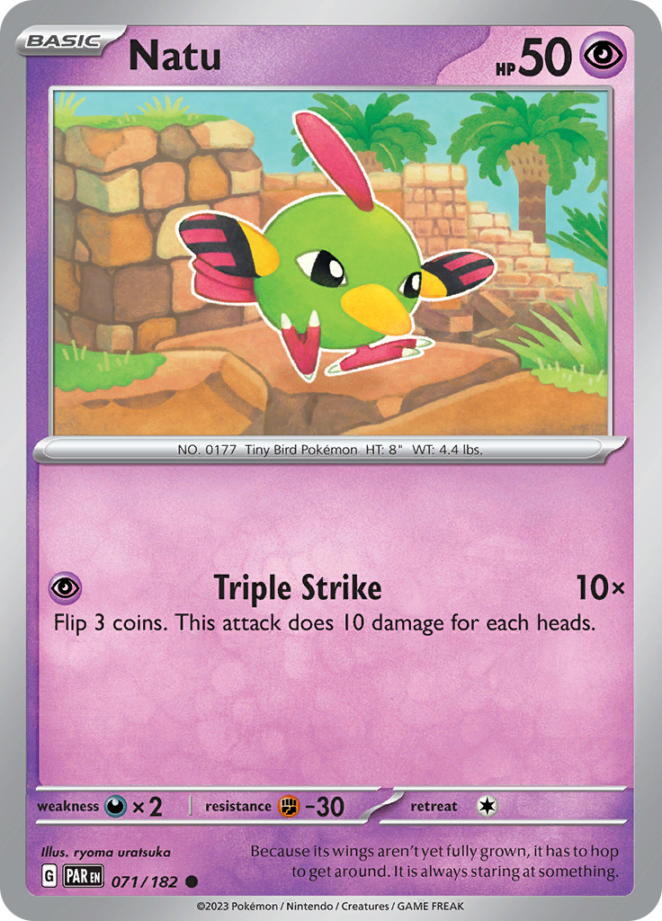 Natu (071/182) [Scarlet & Violet: Paradox Rift] | Mega City Incorporated