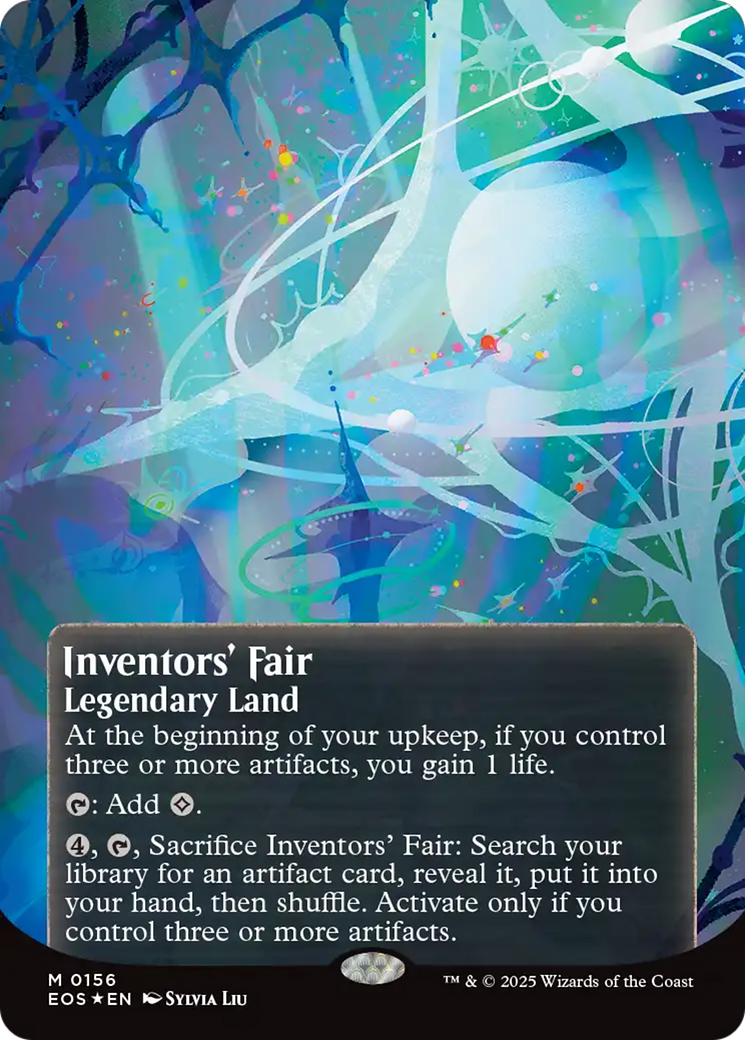 Inventors' Fair (0156) (Borderless) (Galaxy Foil) [Edge of Eternities: Stellar Sights] | Mega City Incorporated
