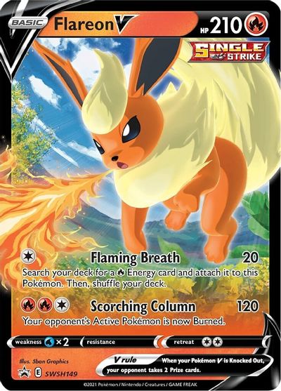 Flareon V (SWSH149) [Sword & Shield: Black Star Promos] | Mega City Incorporated