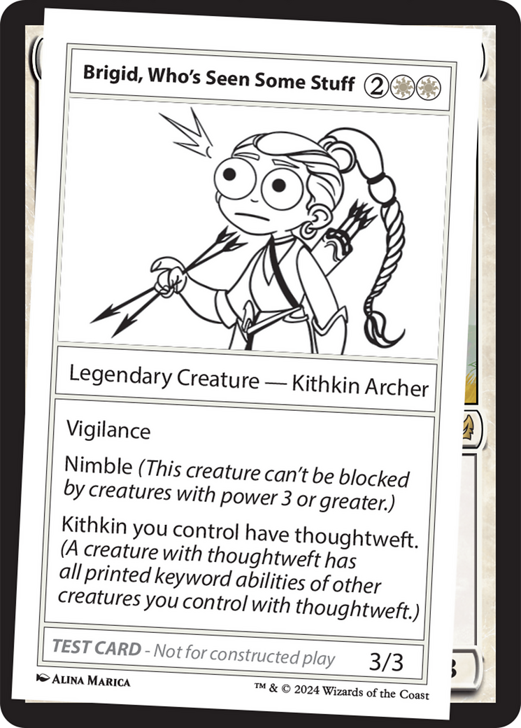 Brigid, Who's Seen Some Stuff [Mystery Booster 2 Playtest Cards] | Mega City Incorporated