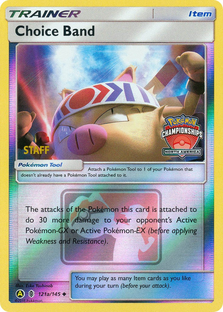 Choice Band (121a/145) (North America Championships Staff) [Sun & Moon: Guardians Rising] | Mega City Incorporated