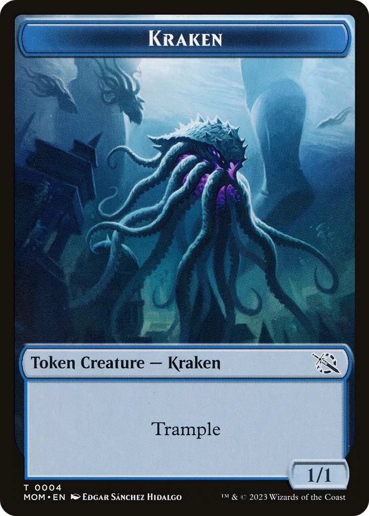 Soldier // Kraken Double-Sided Token [March of the Machine Tokens] | Mega City Incorporated