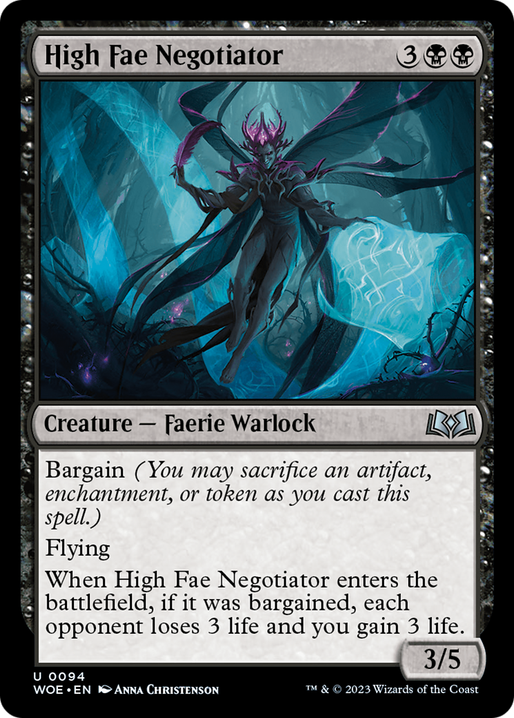 High Fae Negotiator [Wilds of Eldraine] | Mega City Incorporated