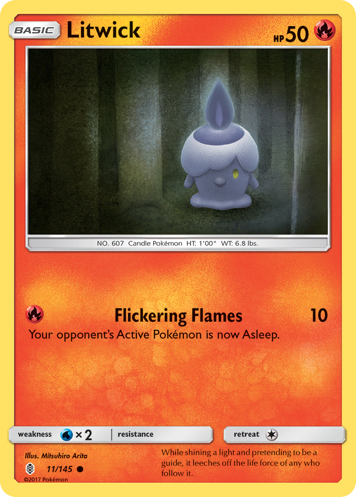 Litwick (11/145) [Sun & Moon: Guardians Rising] | Mega City Incorporated