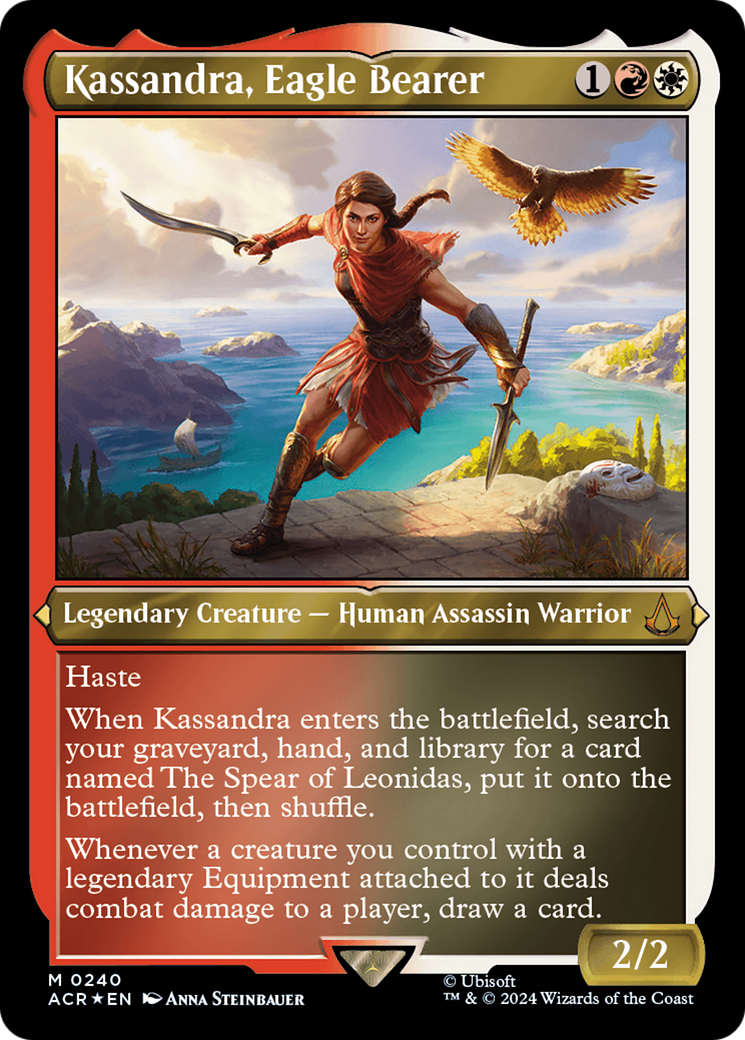 Kassandra, Eagle Bearer (Foil Etched) [Assassin's Creed] | Mega City Incorporated