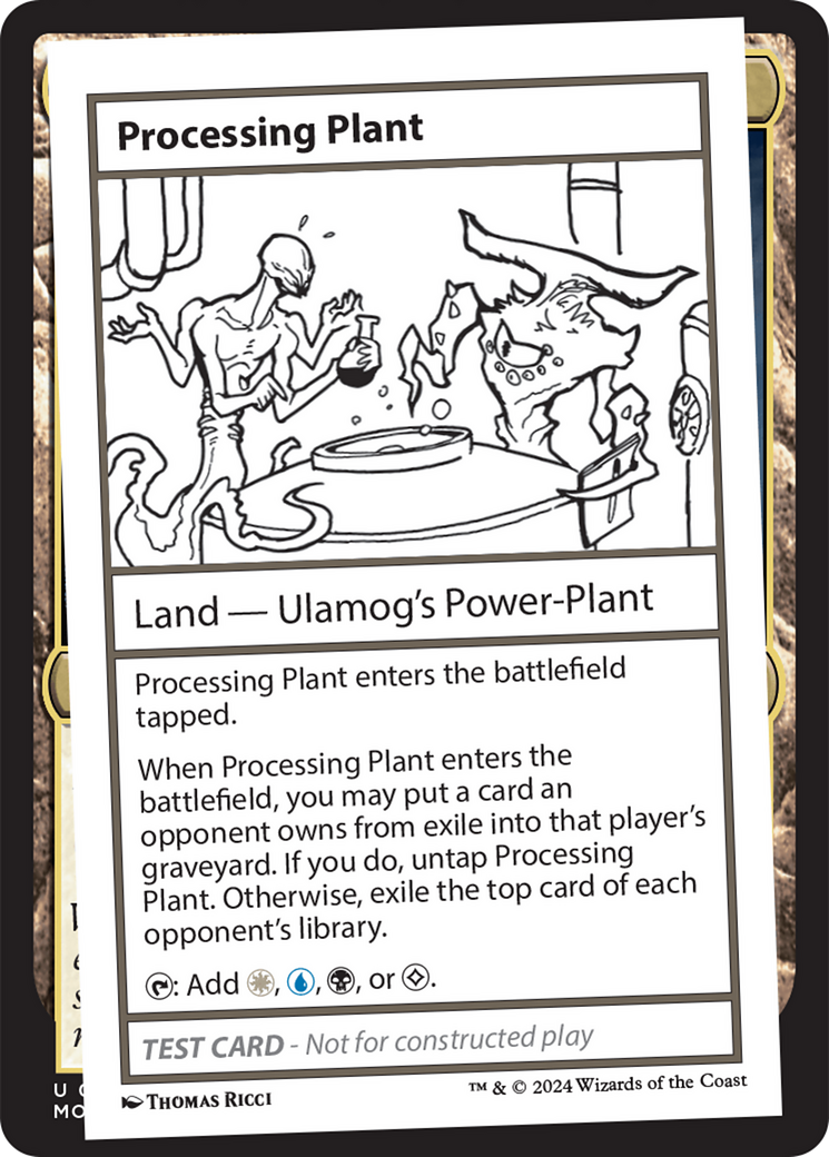 Processing Plant [Mystery Booster 2 Playtest Cards] | Mega City Incorporated
