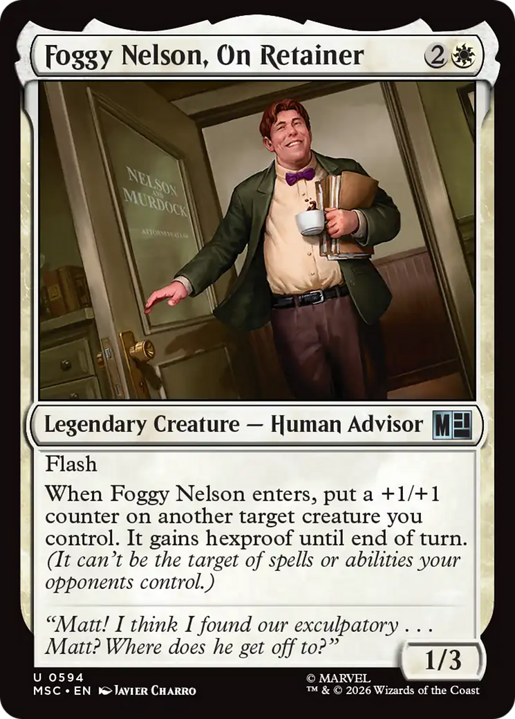 Foggy Nelson, On Retainer [Marvel Super Heroes Commander] | Mega City Incorporated