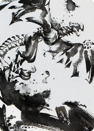 Quicksilver Fisher Art Card [Phyrexia: All Will Be One Art Series] | Mega City Incorporated