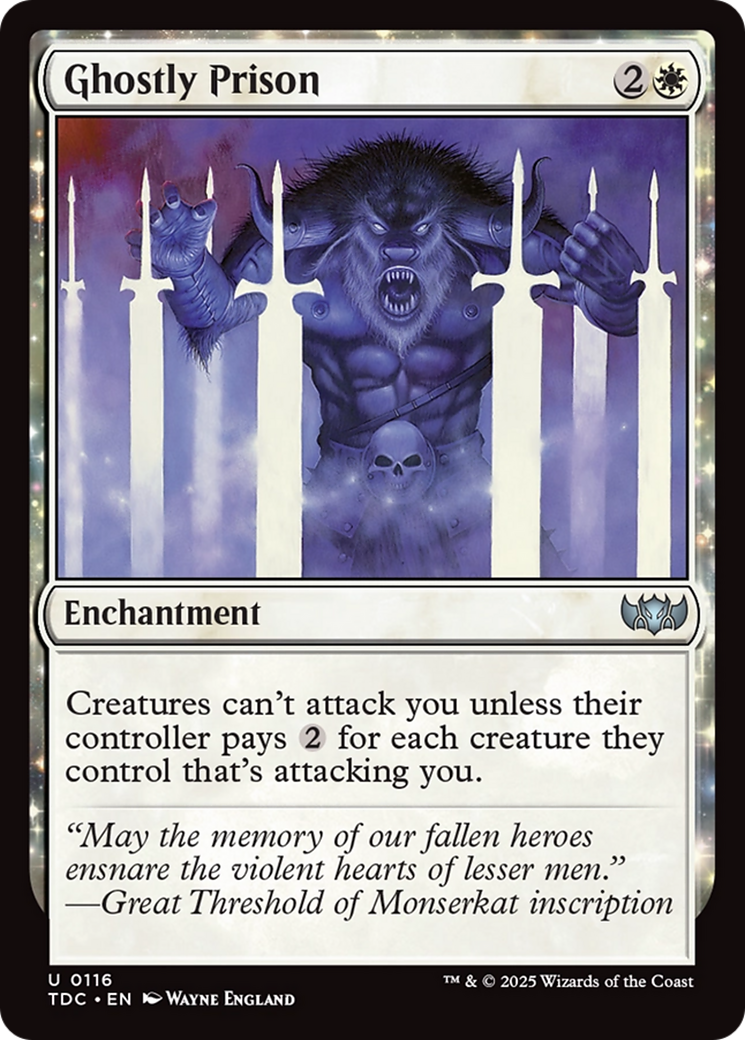 Ghostly Prison [Tarkir: Dragonstorm Commander] | Mega City Incorporated