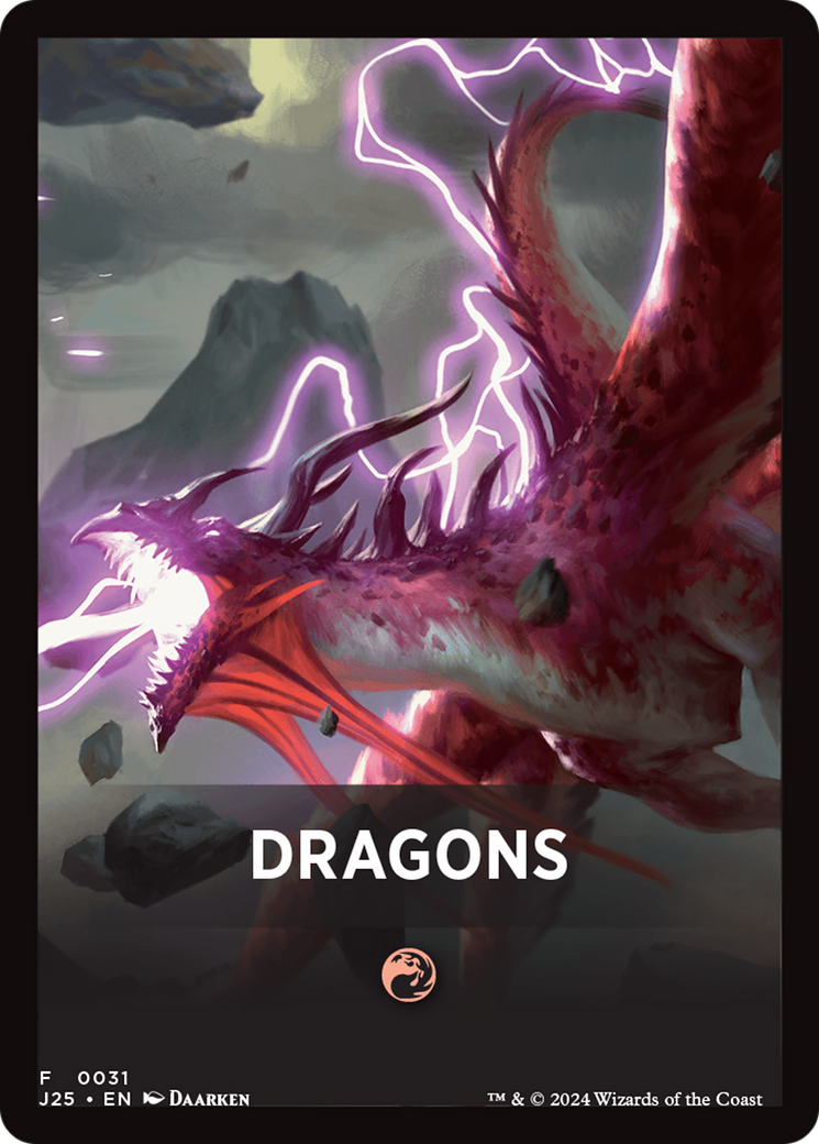 Dragons Theme Card [Foundations Jumpstart Front Cards] | Mega City Incorporated