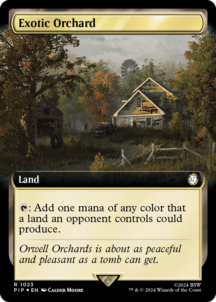 Exotic Orchard (Extended Art) (Surge Foil) [Fallout] | Mega City Incorporated