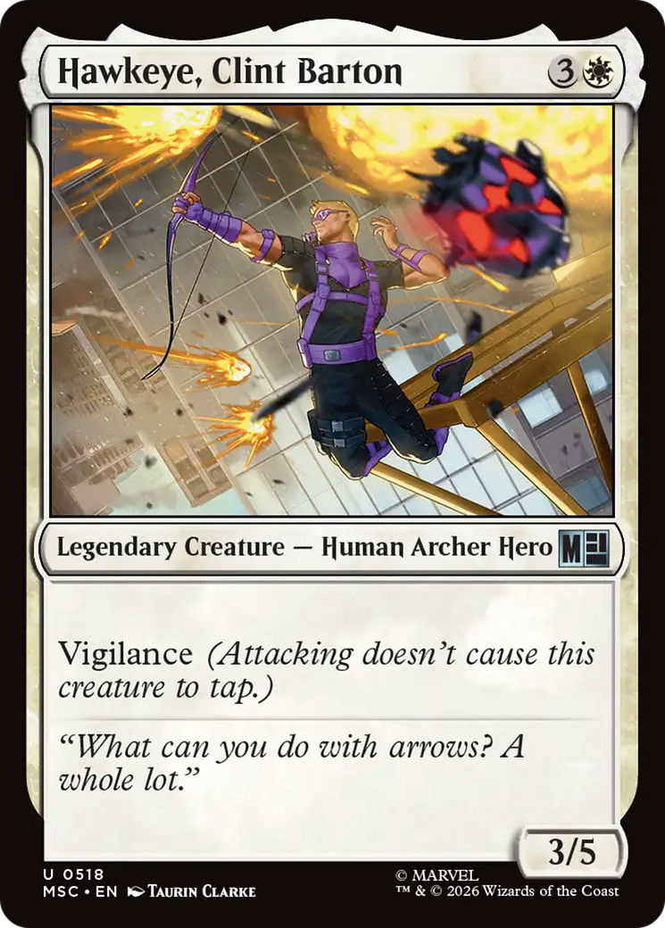 Hawkeye, Clint Barton (0518) [Marvel Super Heroes Commander] | Mega City Incorporated