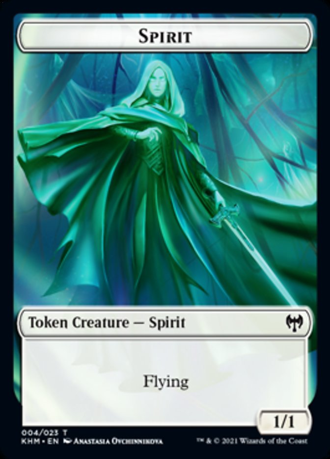 Spirit Token [Kaldheim Tokens] | Mega City Incorporated