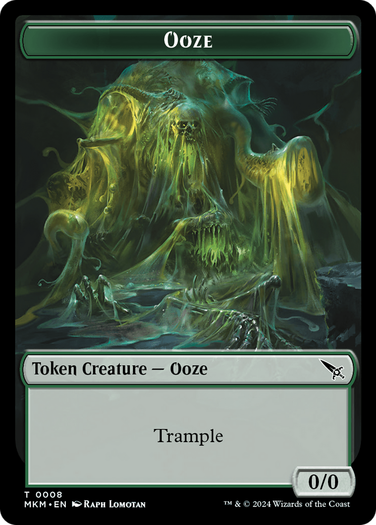 Thopter (0020) // Ooze Double-Sided Token [Murders at Karlov Manor Tokens] | Mega City Incorporated