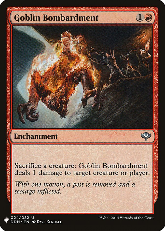 Goblin Bombardment [Mystery Booster] | Mega City Incorporated