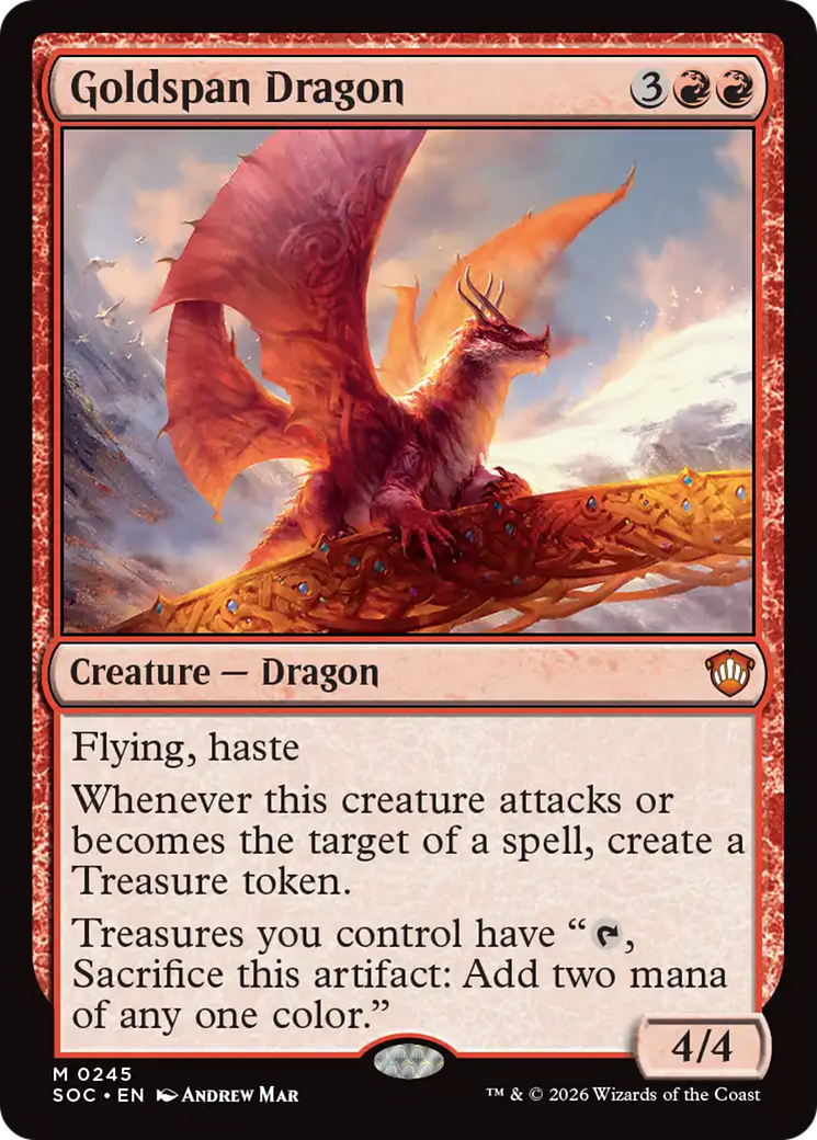 Goldspan Dragon [Secrets of Strixhaven Commander] | Mega City Incorporated