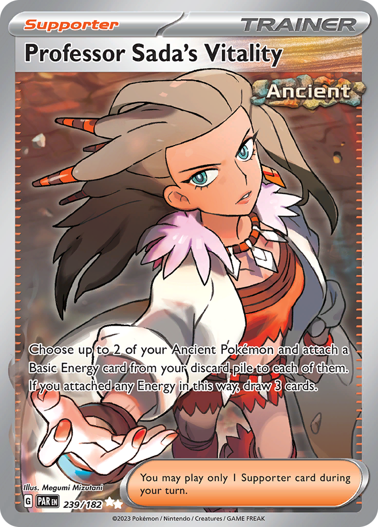 Professor Sada's Vitality (239/182) [Scarlet & Violet: Paradox Rift] | Mega City Incorporated