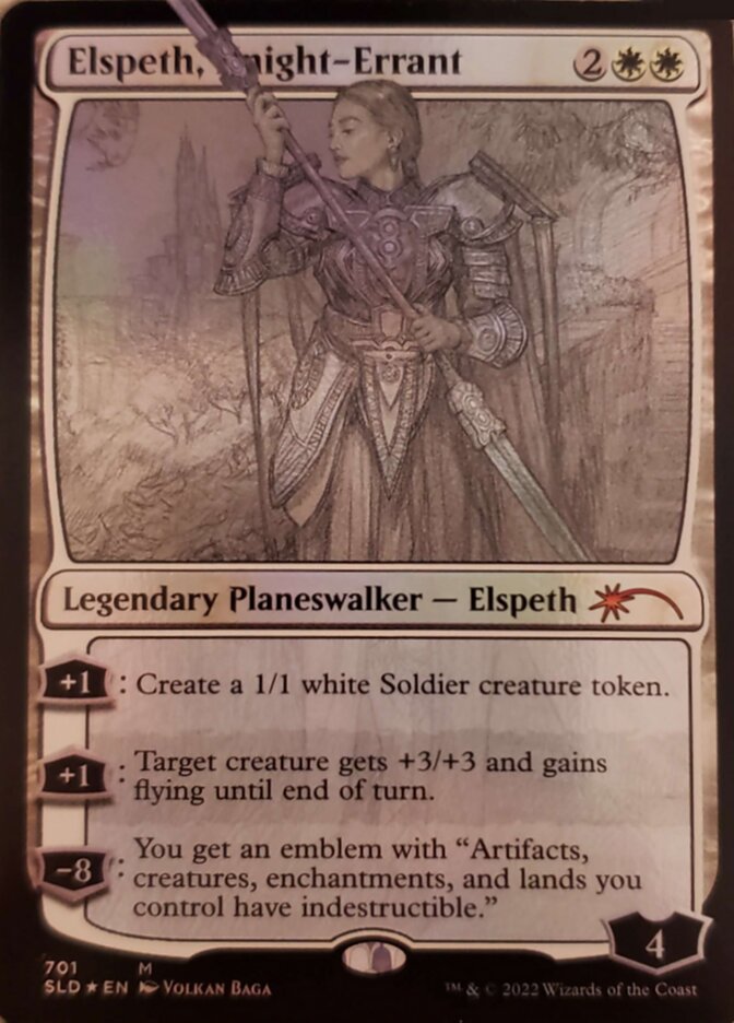 Elspeth, Knight-Errant (Sketch) [Secret Lair Drop Promos] | Mega City Incorporated