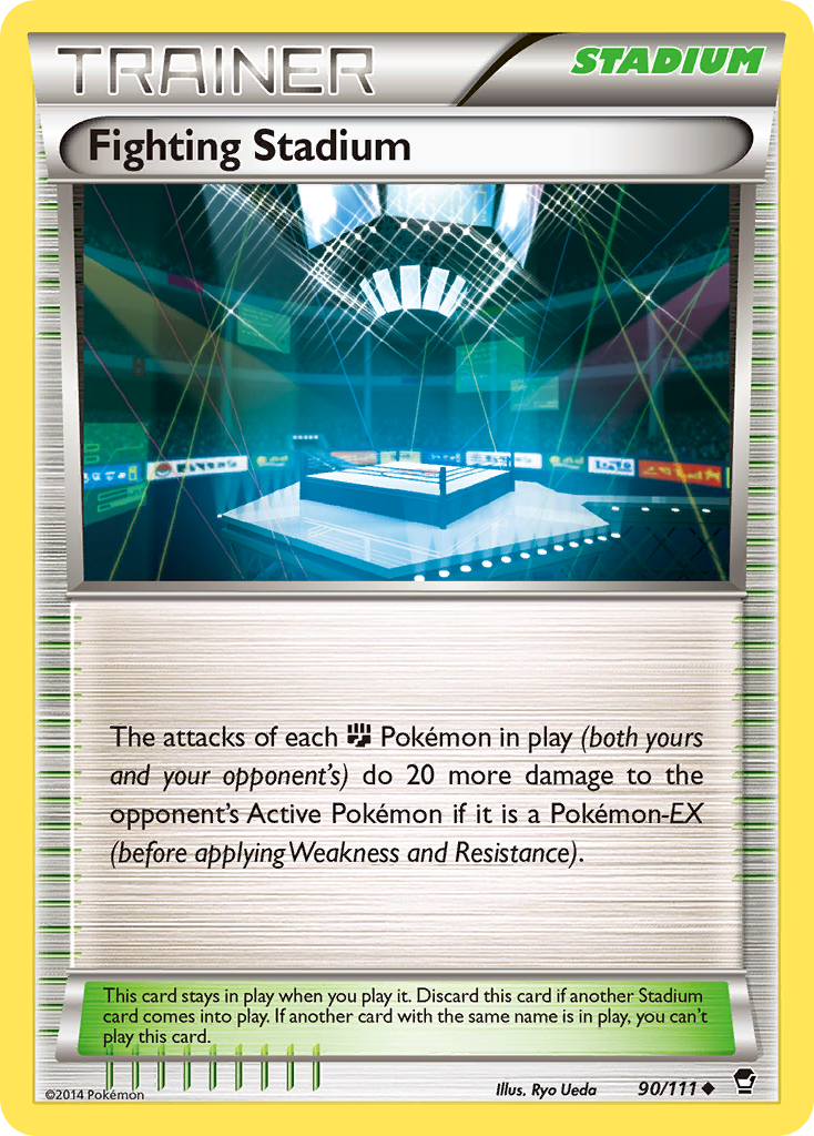 Fighting Stadium (90/111) [XY: Furious Fists] | Mega City Incorporated