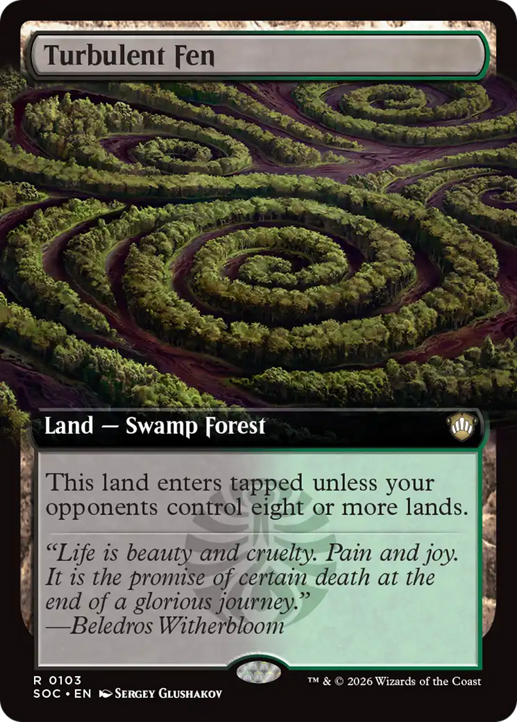 Turbulent Fen (Extended Art) [Secrets of Strixhaven Commander] | Mega City Incorporated