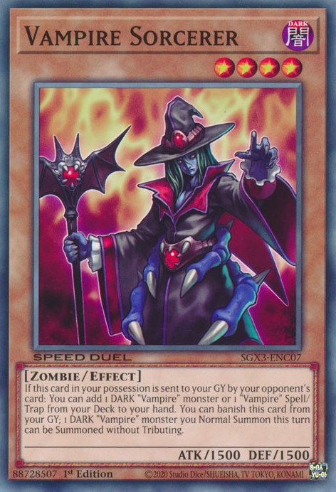 Vampire Sorcerer [SGX3-ENC07] Common | Mega City Incorporated