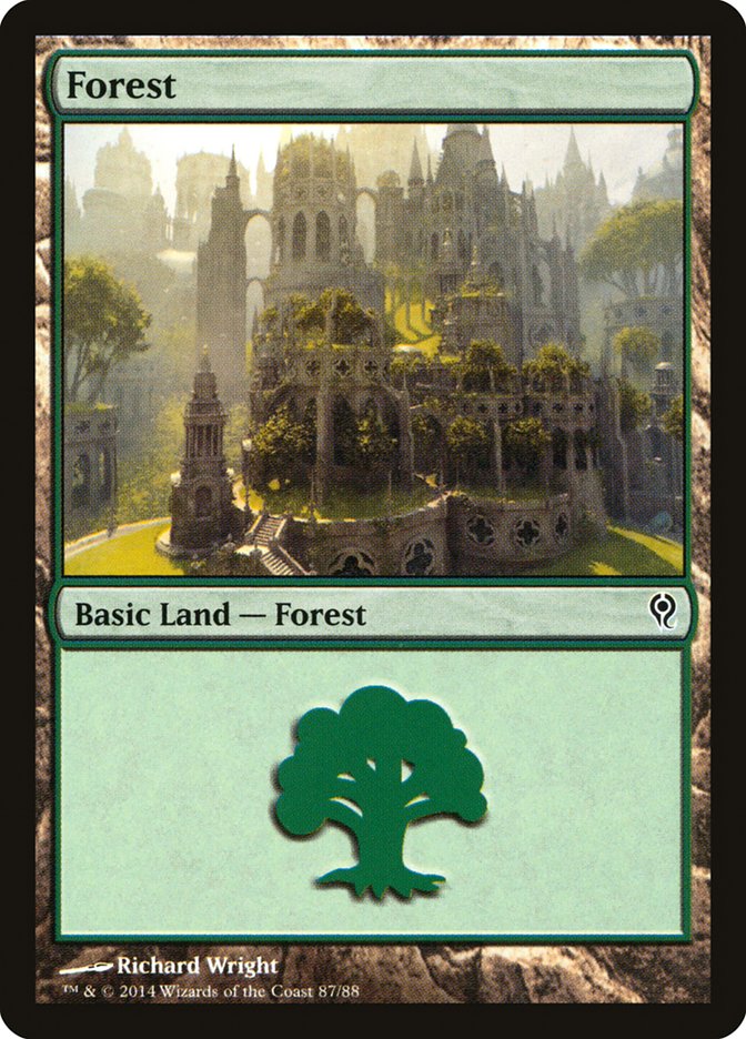 Forest (87) [Duel Decks: Jace vs. Vraska] | Mega City Incorporated