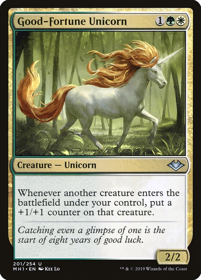 Good-Fortune Unicorn [Modern Horizons] | Mega City Incorporated