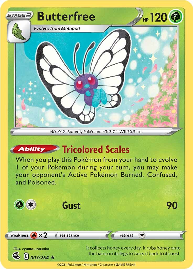 Butterfree (003/264) [Sword & Shield: Fusion Strike] | Mega City Incorporated