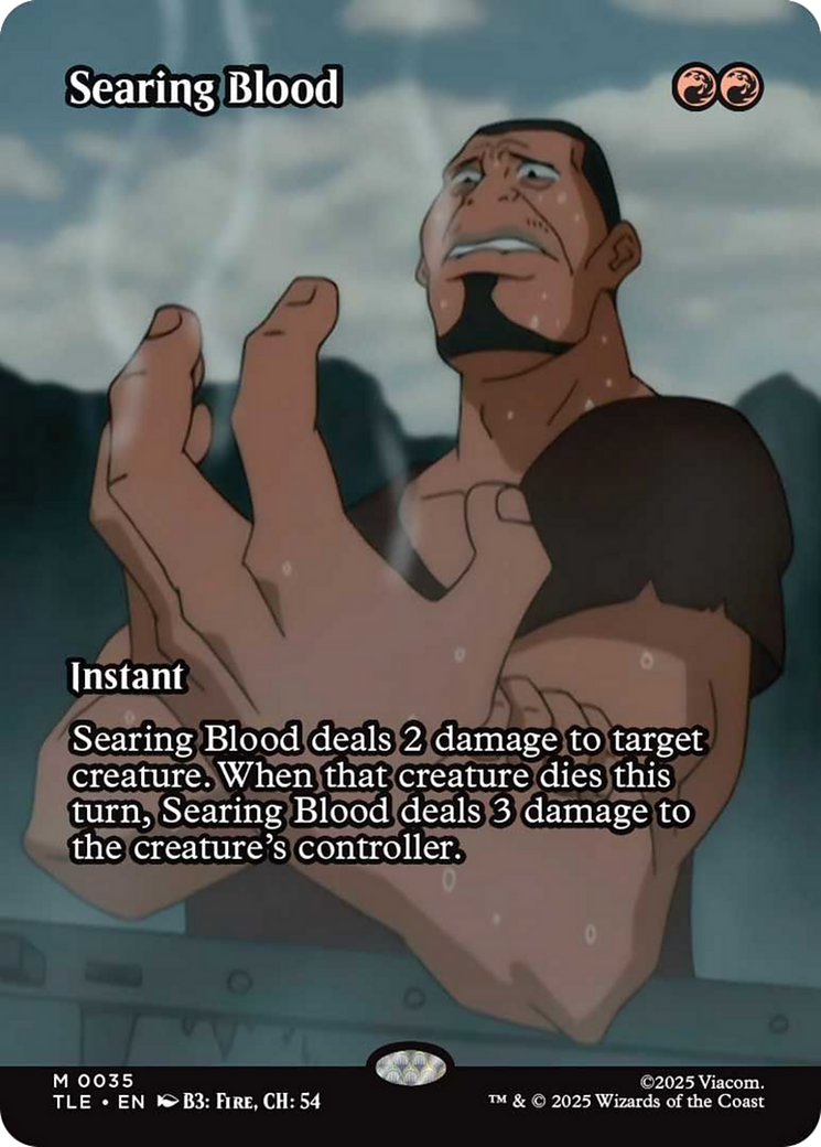 Searing Blood (Borderless) [Avatar: The Last Airbender: Eternal-Legal] | Mega City Incorporated