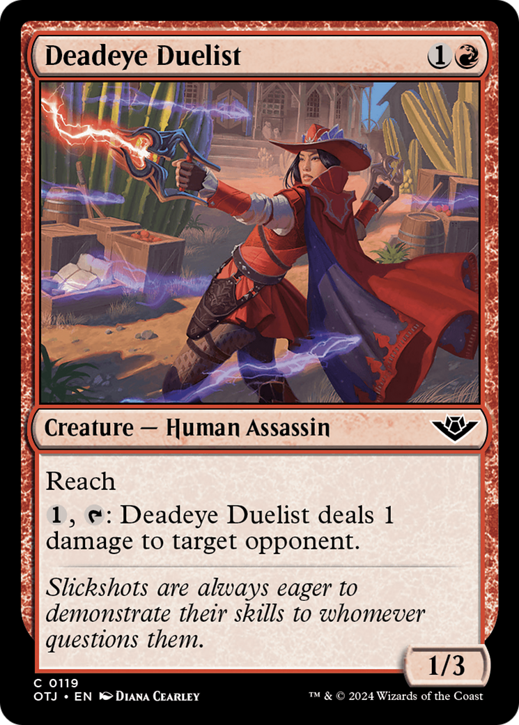 Deadeye Duelist [Outlaws of Thunder Junction] | Mega City Incorporated
