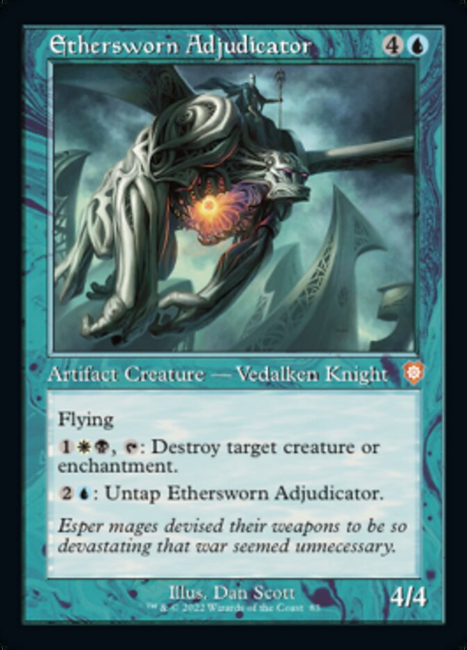 Ethersworn Adjudicator (Retro) [The Brothers' War Commander] | Mega City Incorporated
