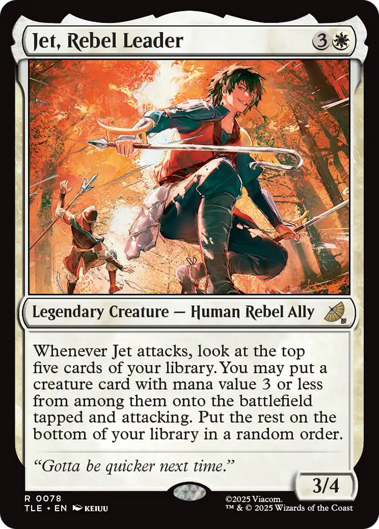 Jet, Rebel Leader [Avatar: The Last Airbender: Eternal-Legal] | Mega City Incorporated