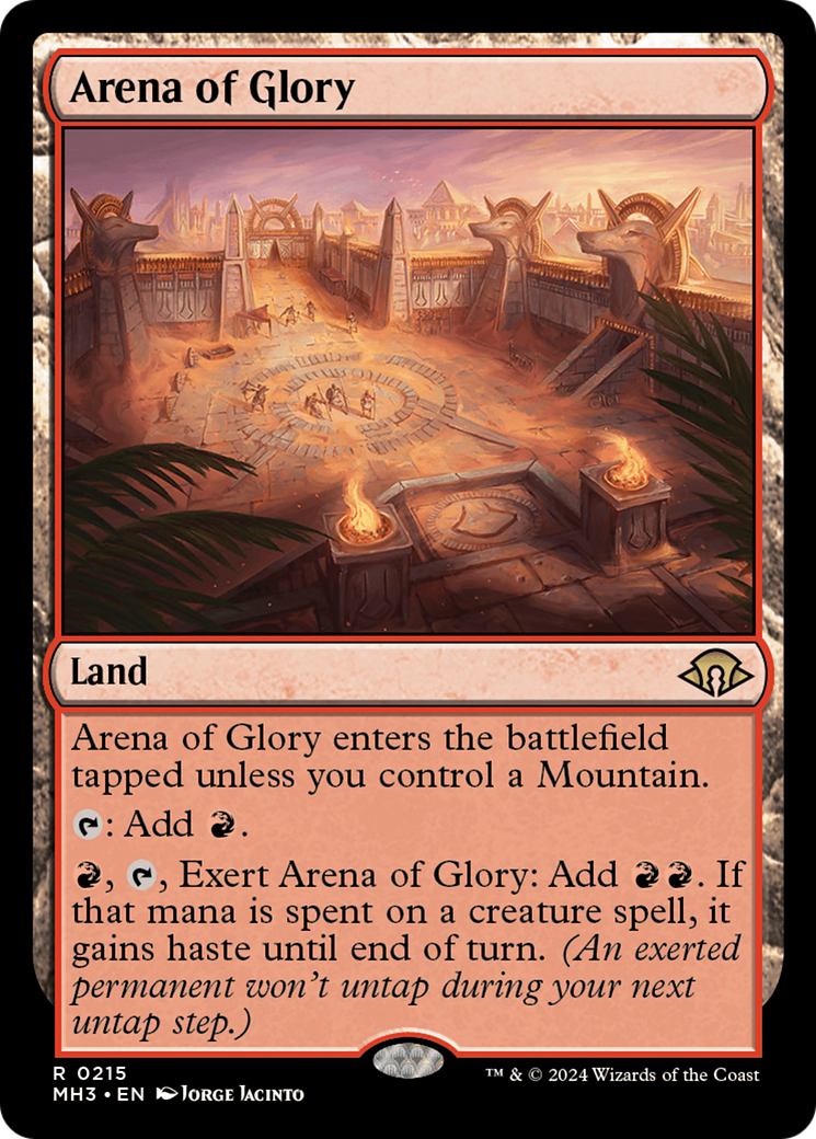 Arena of Glory [Modern Horizons 3] | Mega City Incorporated