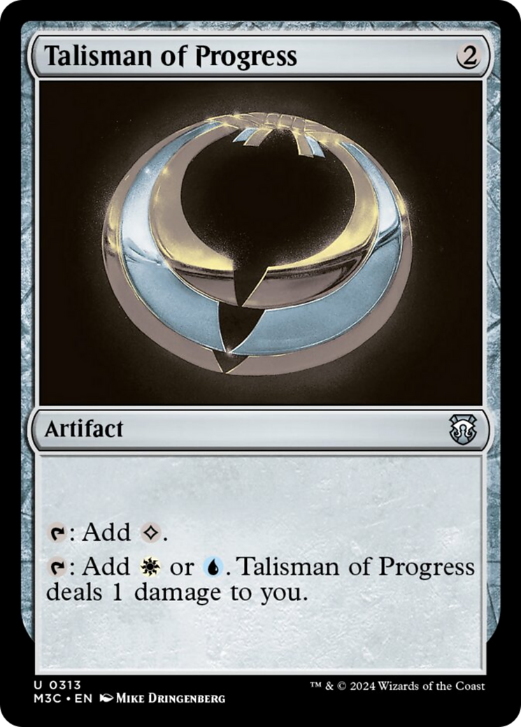 Talisman of Progress (Ripple Foil) [Modern Horizons 3 Commander] | Mega City Incorporated