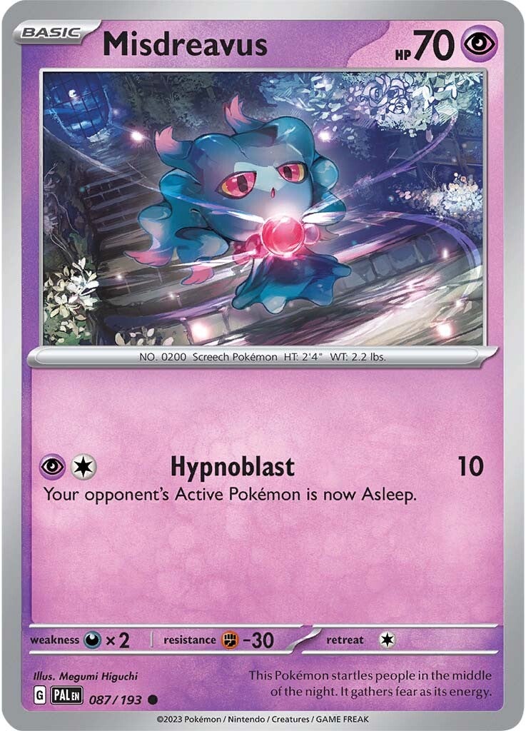 Misdreavus (087/193) [Scarlet & Violet: Paldea Evolved] | Mega City Incorporated