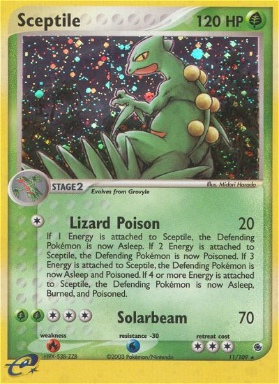 Sceptile (11/109) [EX: Ruby & Sapphire] | Mega City Incorporated